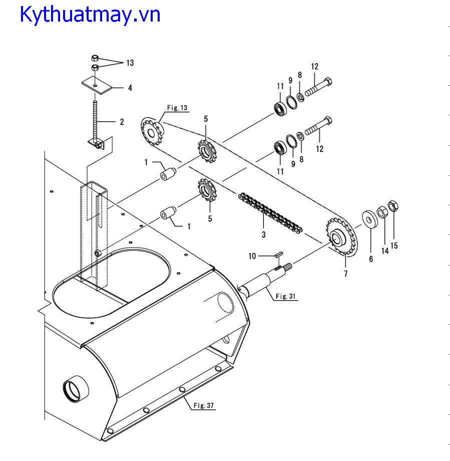 Truyền động cấp lúa số 2